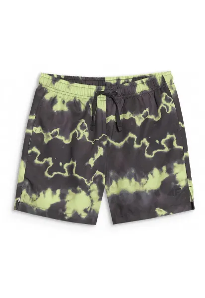 Pantaloni sport pentru copii -  Sintetic - Negru/Verde -