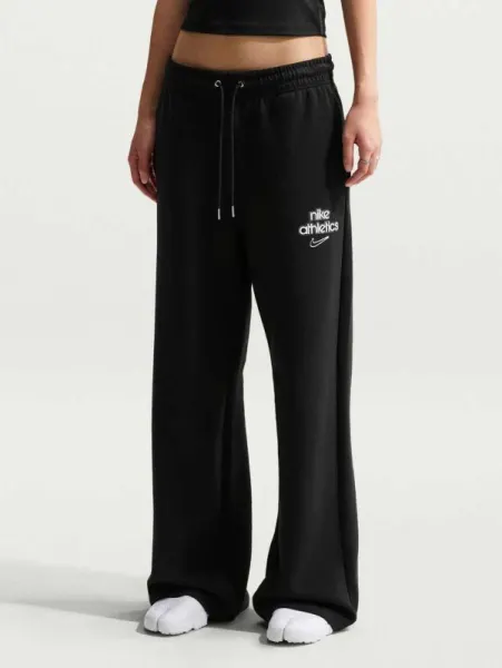 Pantaloni sport W Nk Phnx Flc Hr Wd Gls