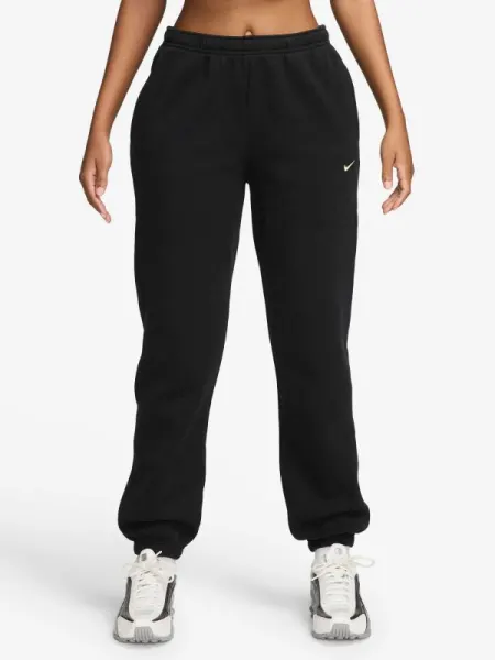 Pantaloni sport W Nk Stdo Flc Mw Mr Std Cf Pnt