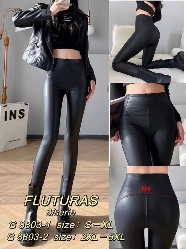 Pantaloni tip colant Engros pentru femei, din imitati de piele , tip sport, casual, cu talie inalta , super calitate, elastan