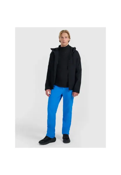 Pantaloni trekking barbati -  poliester - albastru