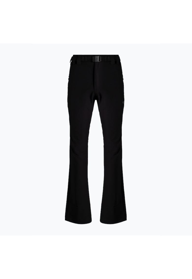 Pantaloni trekking barbati -  Poliester/Elastan - Negru - Negru