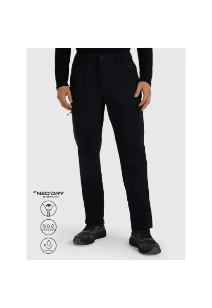 Pantaloni trekking barbati -  poliester - negri