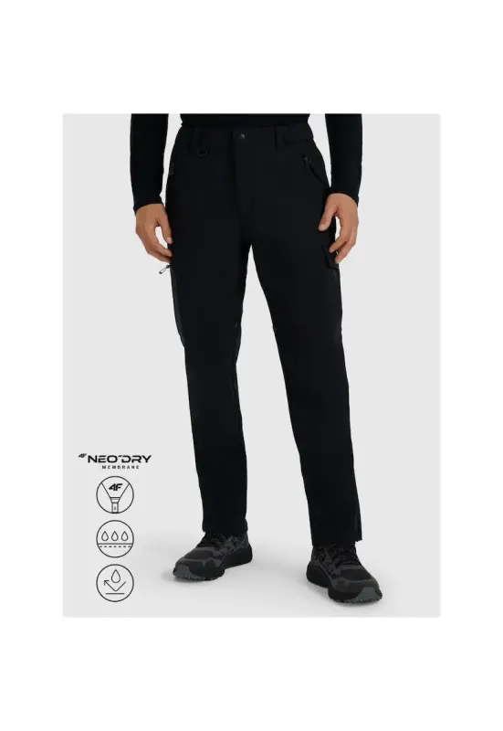 Pantaloni trekking barbati -  poliester - negri