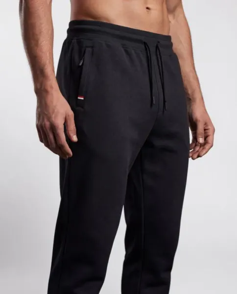 Pantaloni Trening Barbat Berfin cu Manseta - Batal - Negru Engros