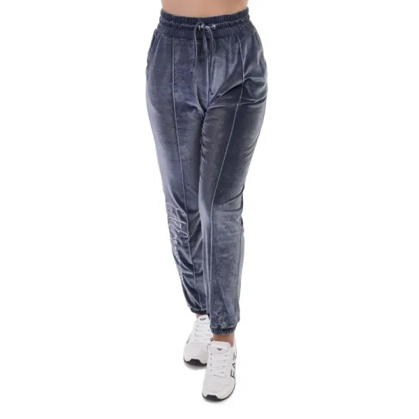 Pantaloni trening EMPORIO ARMANI EA7 pentru femei TRAIN ATHLETIC VELOUR W PANTS - 6LTP72TJDWZ01543