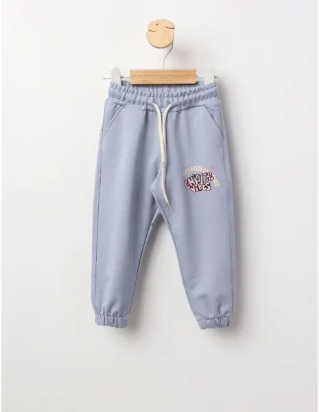 Pantaloni trening ENJOY THE VIBES bleu