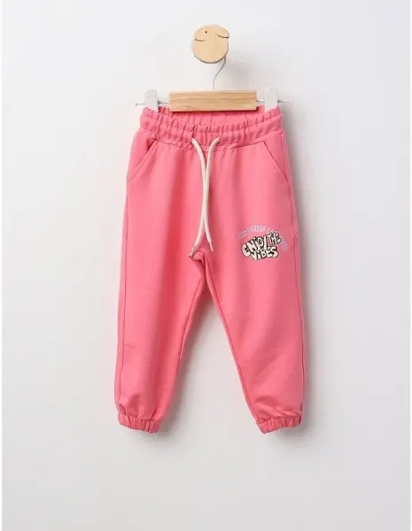 Pantaloni trening ENJOY THE VIBES roz
