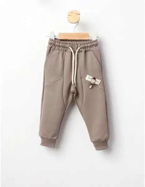 Pantaloni trening HHU Design crem