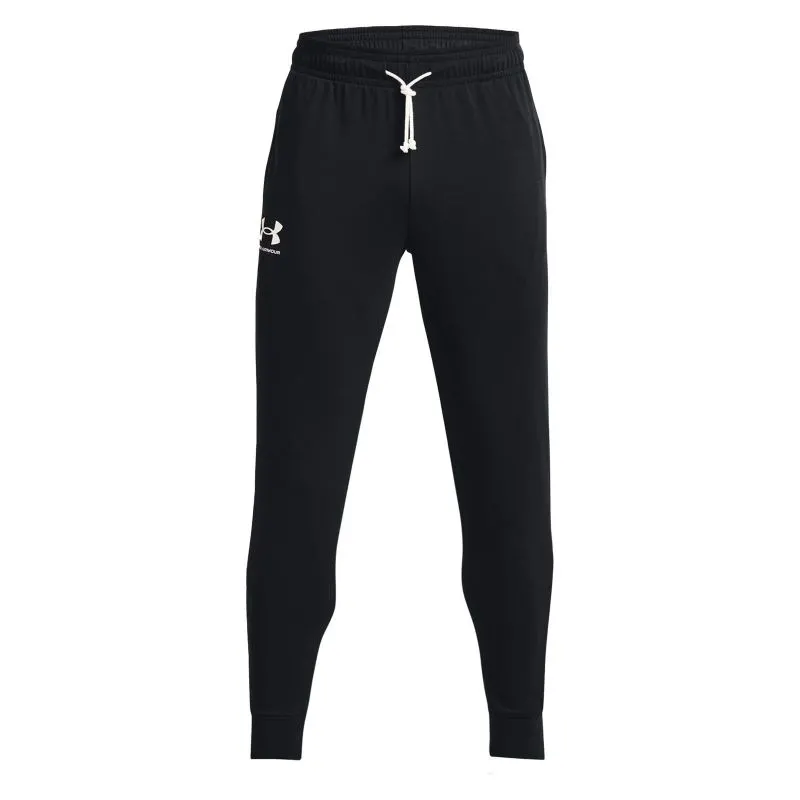 Pantaloni trening UNDER ARMOUR pentru barbati RIVAL TERRY JOGGER - 1380843001