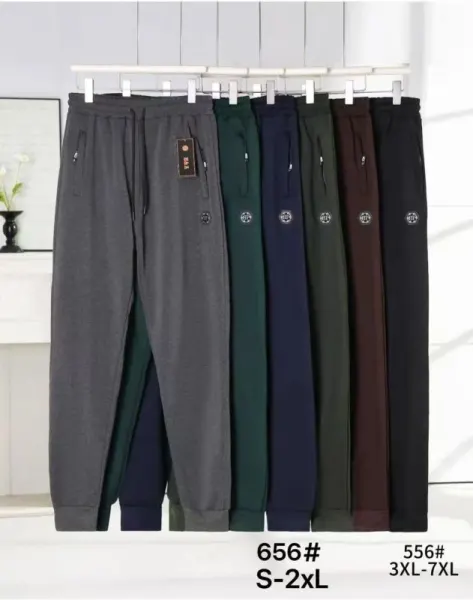 Pantaloni vatuiti cu manseta Engros pentru barbati, sport [CLONE]