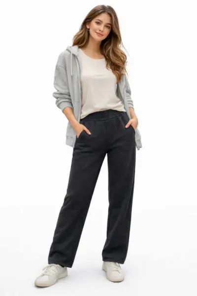 Pantaoni sport/casual, drepti cu buzunare, en-gross