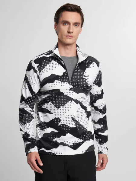 Polar Printed Mens H/Z Fleece