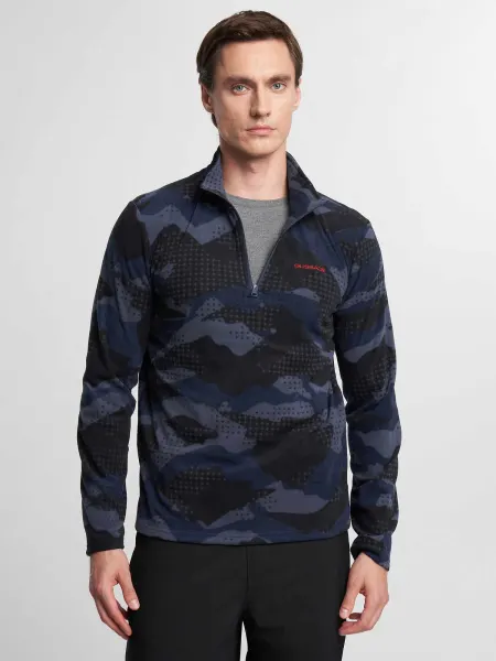 Polar Printed Mens H/Z Fleece
