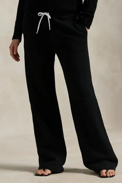 Polo Ralph Lauren  pantaloni de trening pentru femei cu bumbac