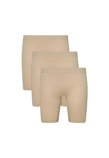 Set de colanti scurti pentru ciclism Skimmies - 3 piese - Bej