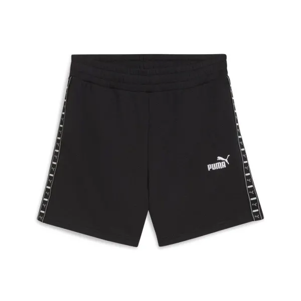 Sort Puma ESS TAPE High-Waist Shorts 5"