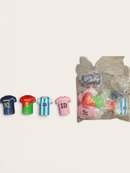 Squishy Tricouri Fotbal – Jucători Legendari, Antistres Moale și Elastic,En-gros