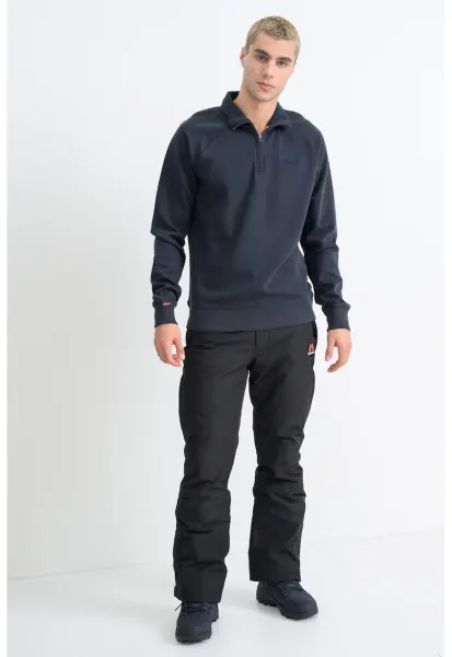SUPERDRY - Bluza lejera de trening cu maneci raglan - Bleumarin