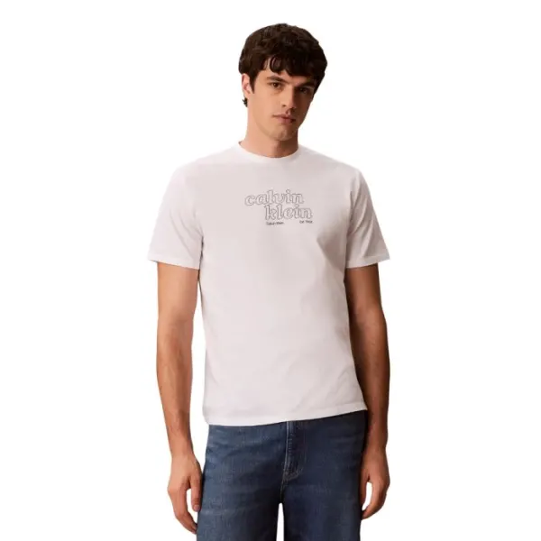 T-SHIRT MANICA CORTA COTONE 30S CK TRAVEL GRAPHIC LV04RG807G-YAF