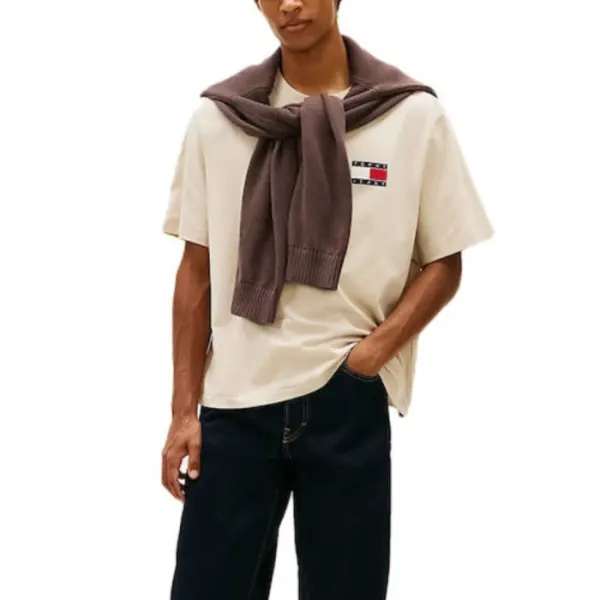 T-SHIRT MANICA CORTA COTONE 90S BACKPRINT PEAKS DM0DM22337-ABY