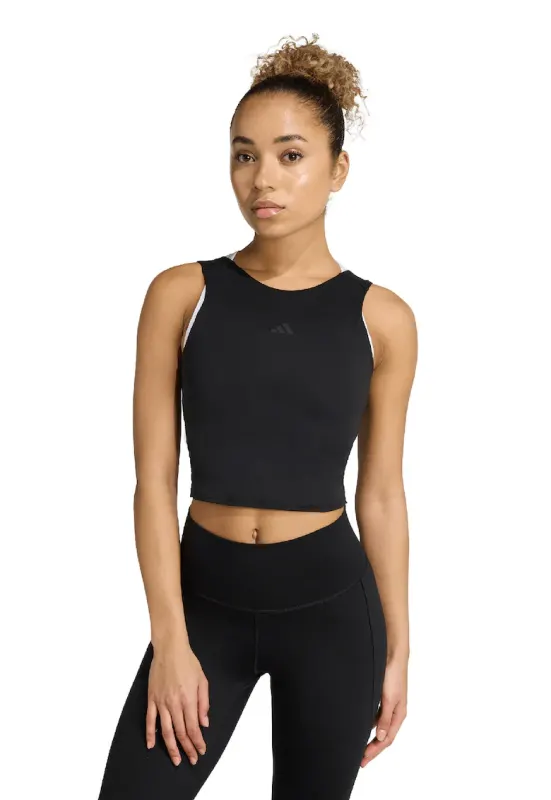 Top crop pentru antrenament Motion - Negru