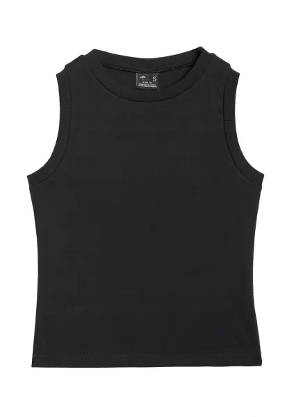 Top dama WMM00TSLEF132-20S - 4F - Bumbac - Negru