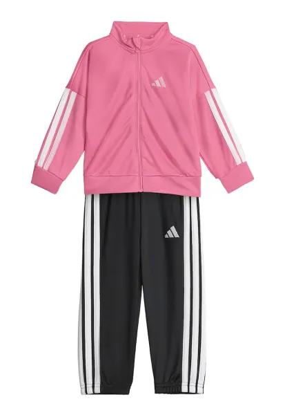 Trening cu fermoar Essentials Climacool - Alb/Negru/Roz