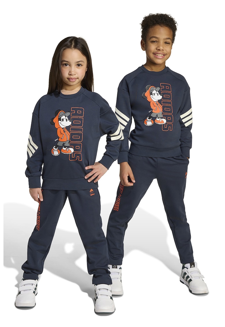 Trening cu imprimeu cu Mickey Mouse - Gri carbune/Portocaliu mandarina