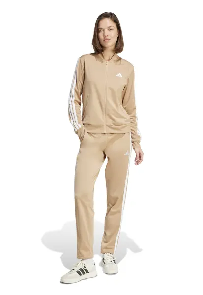 Trening cu logo si fermoar Essentials - Maro camel