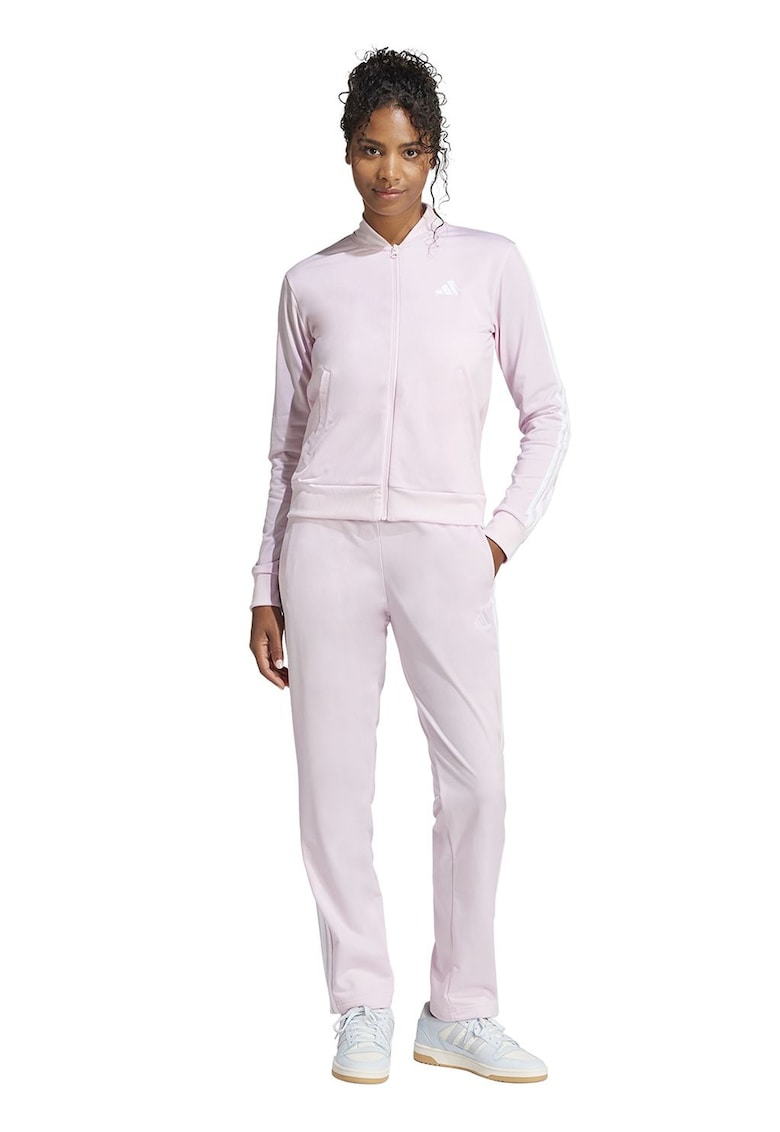 Trening cu logo si fermoar W ESS 3S TS - Roz pastel