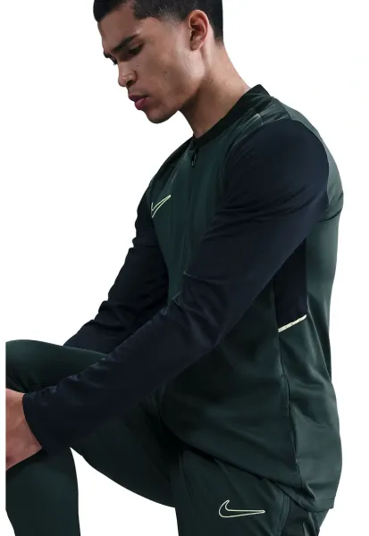 Trening cu tehnologie Dri-Fit si logo - pentru fotbal - Negru/Verde persan