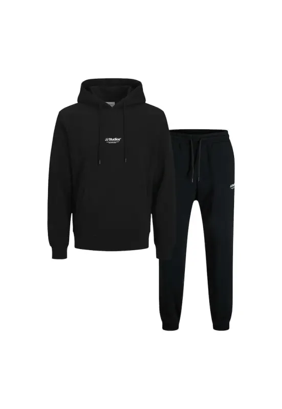 Trening JACK &JONES Soho Sweat Hood Set Mp 48919 - Negru