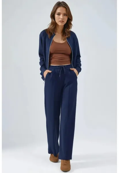 Trening lifestyle  Albastru Cobalt - Elastan - Poliester si Viscose