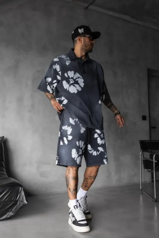 TRENING POLO OVERSIZE BLACK TRBI40(1891-92) (MĂRIME: L)