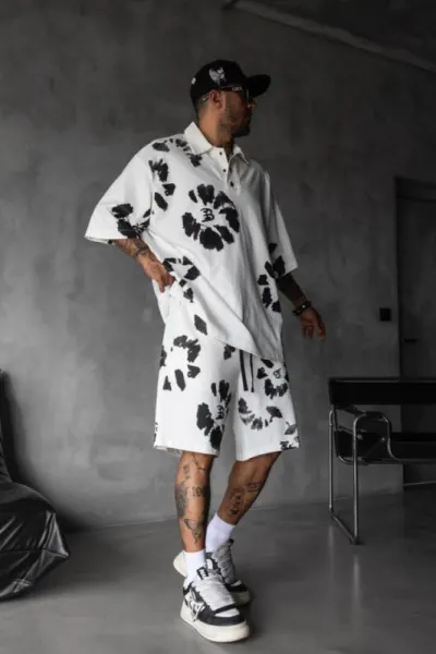 TRENING POLO OVERSIZE WHITE TRBI39(1891-92) (MĂRIME: S)