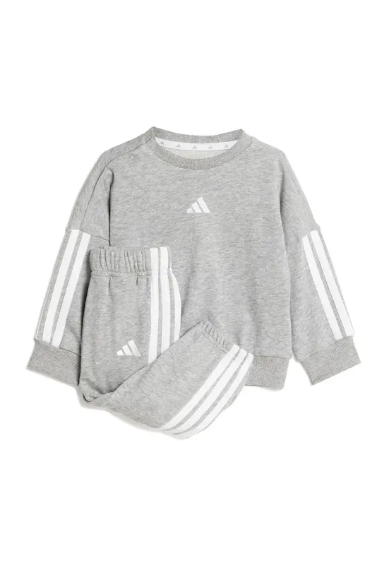 Trening regular fit cu decolteu la baza gatului Essentials - Alb/Gri melange