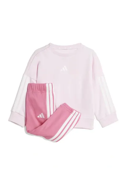 Trening regular fit cu decolteu la baza gatului Essentials - Alb/Roz pastel