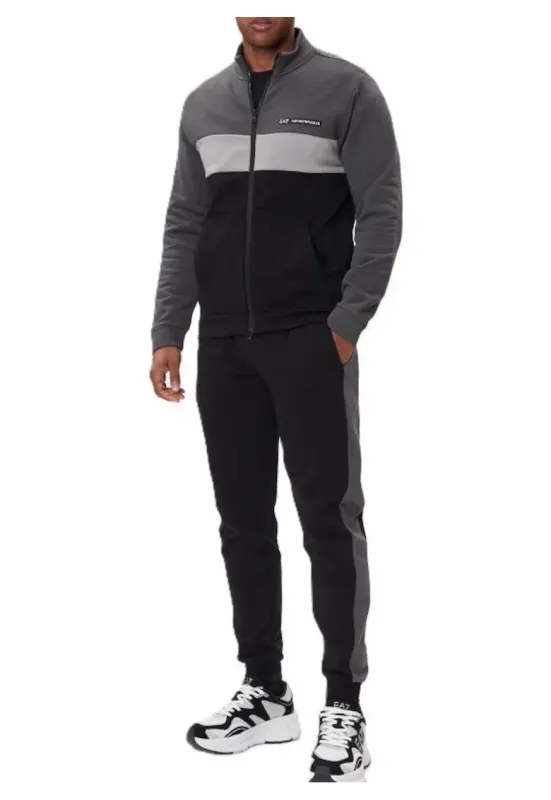 Trening  TRAIN ATHLETIC COLOUR BLOCK M T-SUIT FZ CH COPL-7M000941-AF10377-MC165