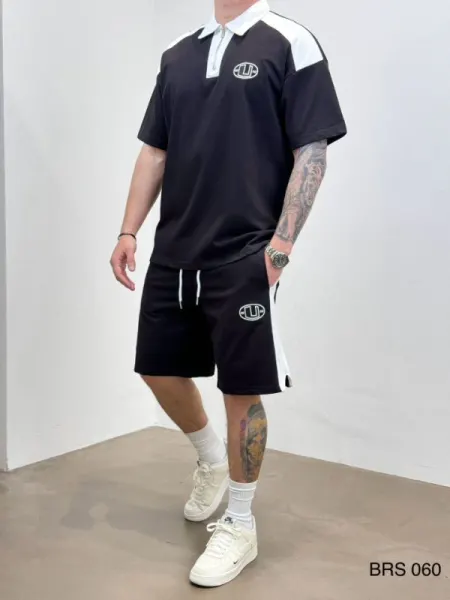 TRENING UNEFFECTED POLO BLACK TRAS202(24BRS-060) (MĂRIME: S)
