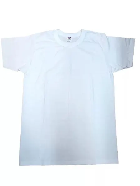 Tricou alb cu maneca scurta pentru sport, fete si baieti, Engros