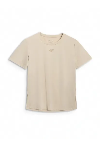 Tricou Antrenament Femei  Bej - Uscare Rapida - XS-XXL - Poliester Reciclat - Tehnologia 4FDry - Multi Active - Bej