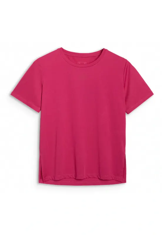 Tricou Antrenament Roz Poliester XS-XXL - Roz
