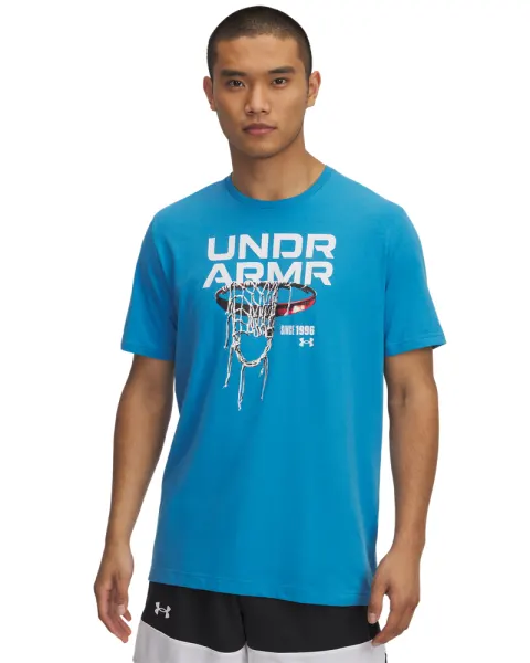 Tricou Barbati 60/40S HOOPS NET Short Sleeve Under Armour