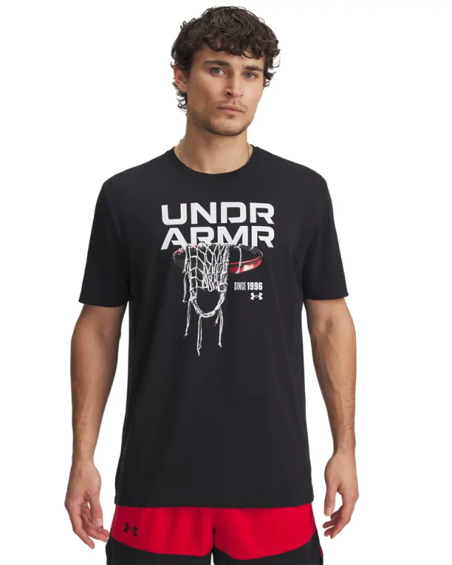 Tricou Barbati 60/40S HOOPS NET Short Sleeve Under Armour