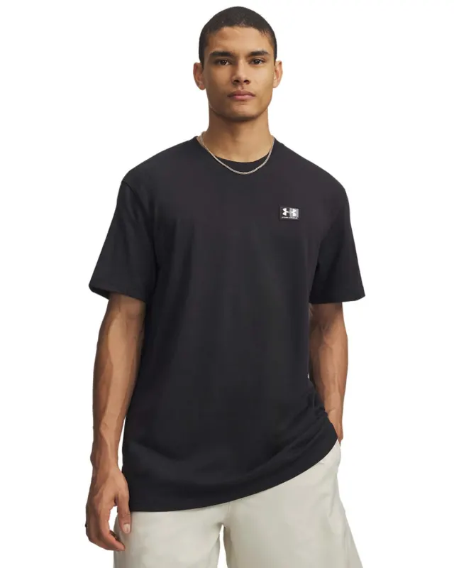 Tricou Barbati Heavyweight Left Chest PATCH SHORT SLEEVE Under Armour