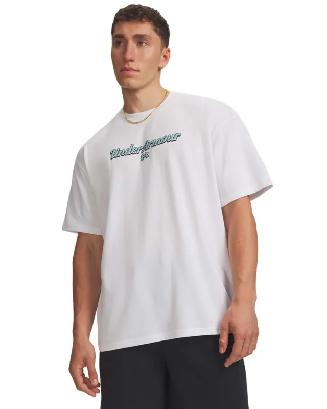 Tricou Barbati Heavyweight Wordmark SHORT SLEEVE Under Armour