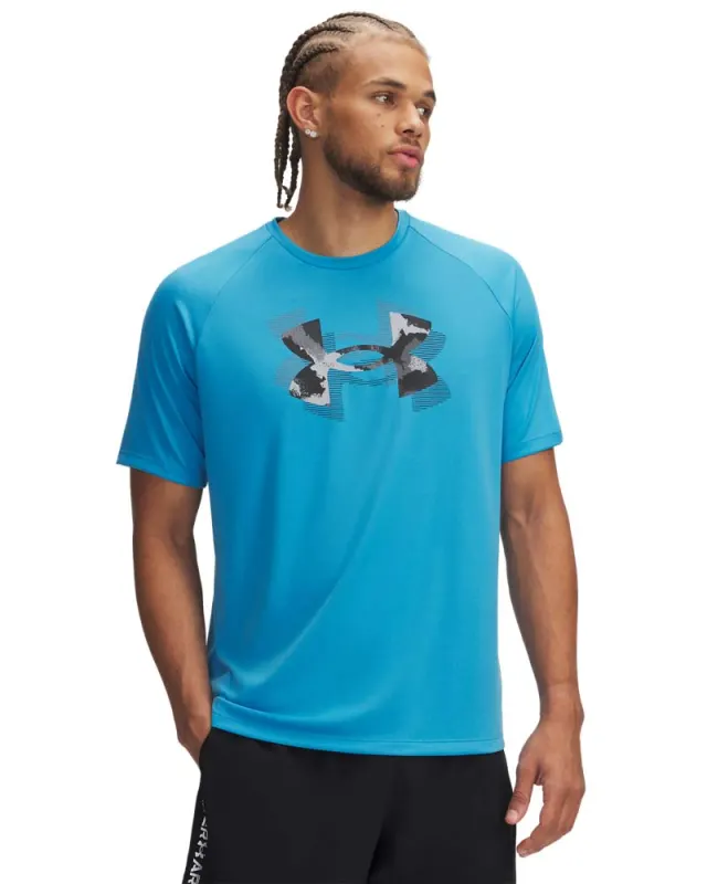 Tricou Barbati TECH PRINT FILL Short Sleeve Under Armour
