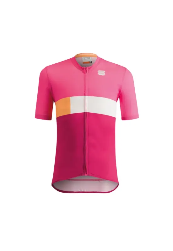 Tricou ciclism copii Snap Roz/Alb - Alb/Roz