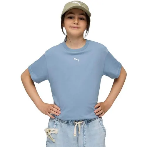 Tricou copii Puma Ess Boxy Tee G Cool Blue 68513134
